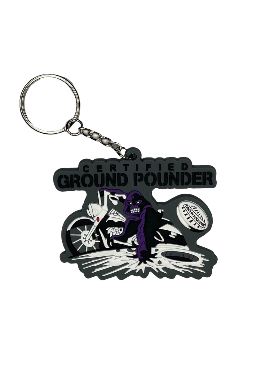 Certified Ground Pounder Keychain – Hawg Hawlers